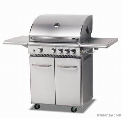 stainless steel gas bbq grill