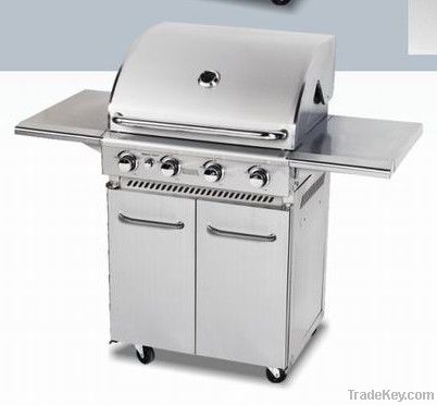 stainless steel gas bbq grill