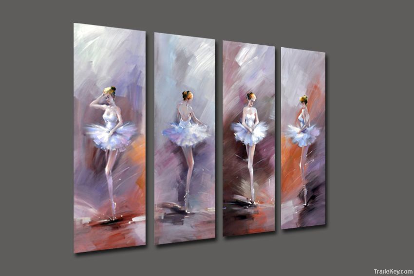 Sex Ballet Dancing Girl Oil Painting