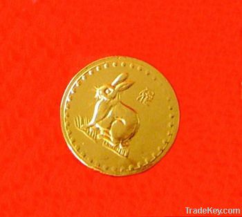 Ã¯Â¿Â 34mm Chocolate Gold coin