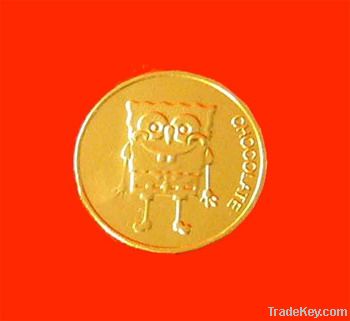 Ã¯Â¿Â 38mm Chocolate Gold coin