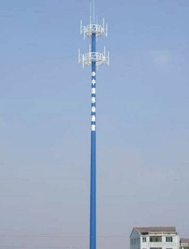 monopole communication tower