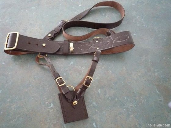 Leather Sam Browne Belt