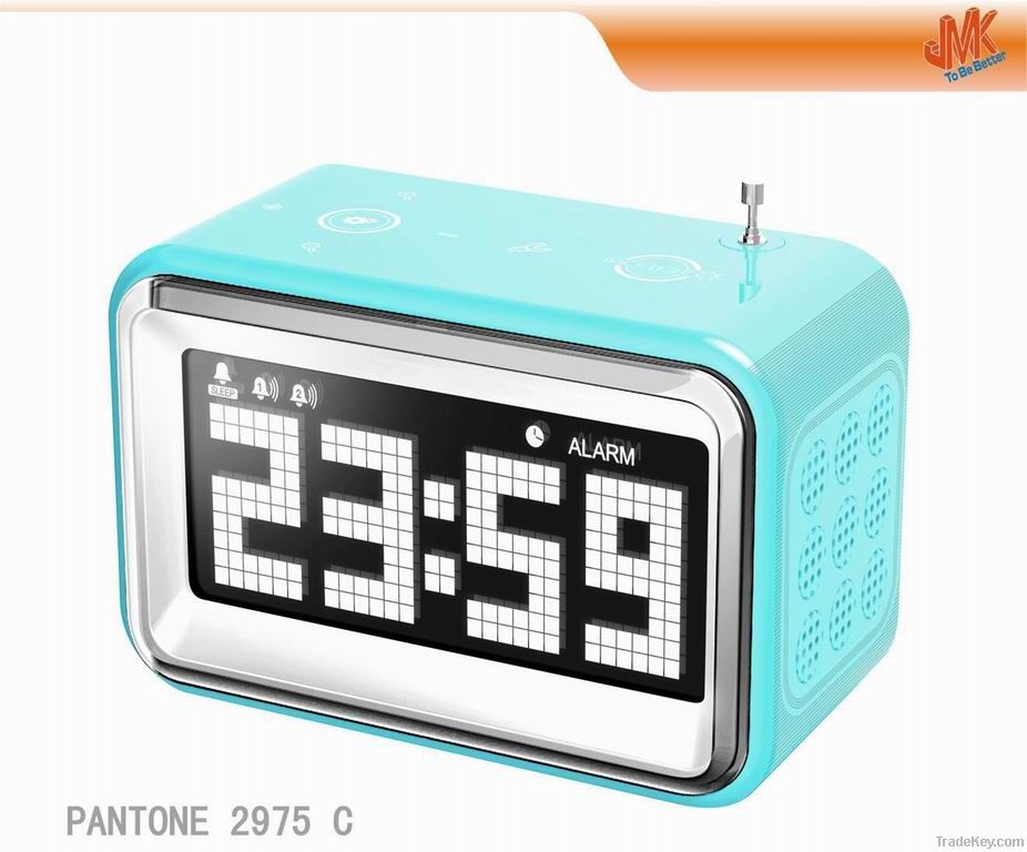 Pop new style mini radio with clock