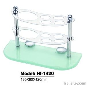 Stainless Steel Wall Mounted Toothbrush Holder, Satin Color Or Polish