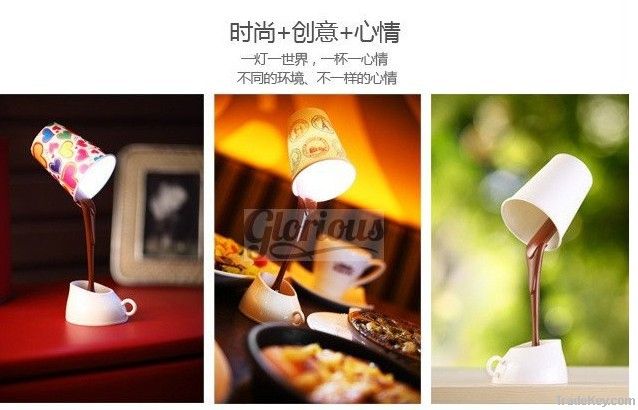Novelty LED Night Lamp Table Home Decoration Romantic Coffee USB