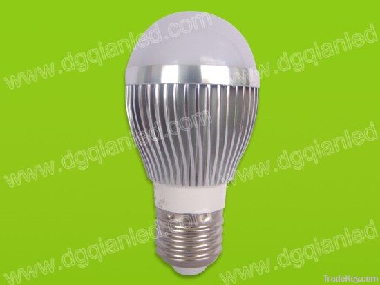 3W Pure White LED LED Bulb Light