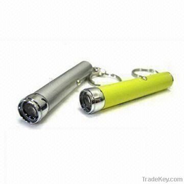 Aluminum Material Fancy LED Keychains flashlight