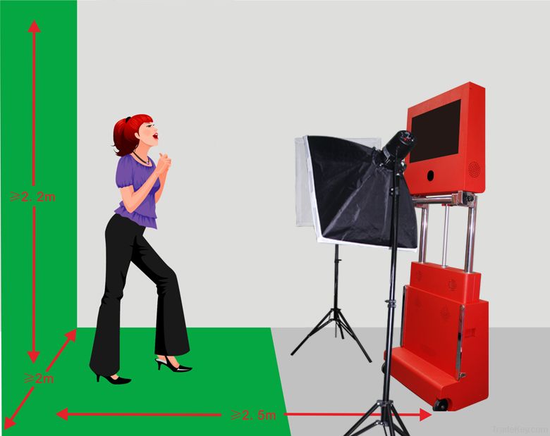 New Portbable 3D Photo Booth For Events Wedding Rental Service