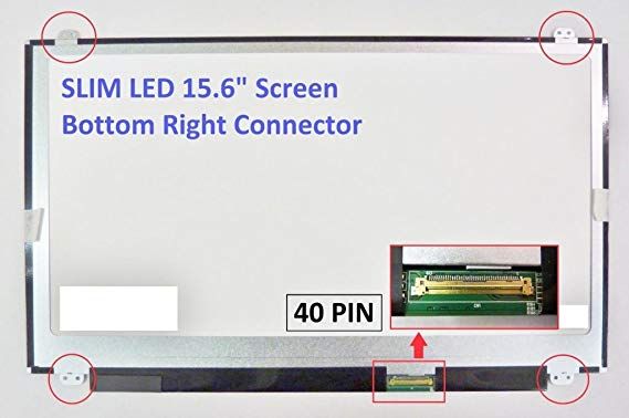 15.6 Inch Slim  40pin Laptop LED LCD SCREEN  N156BGE-L41 1366*768