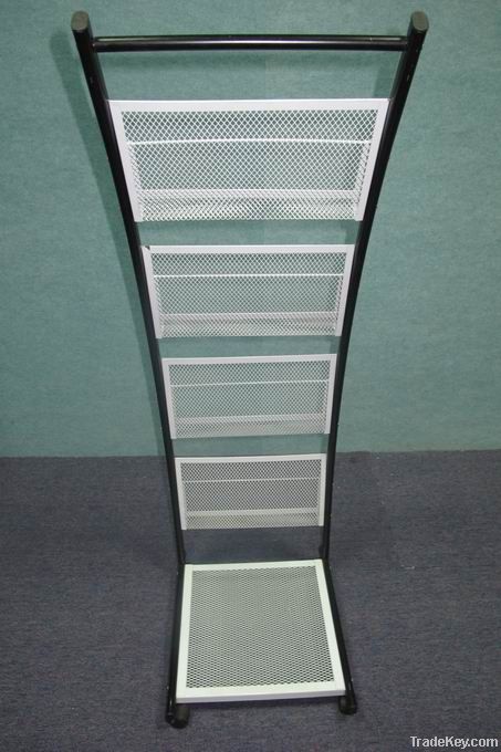 Metal brochure display