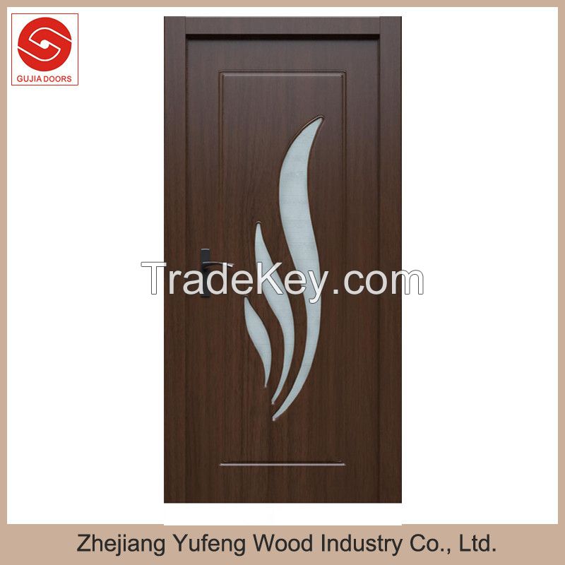 interior pvc wooden door bathroom doors entrance doors glass door