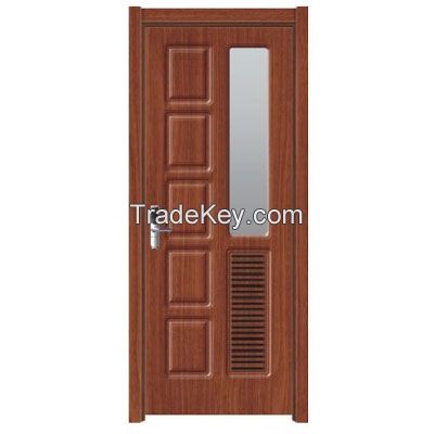 interior mdf pvc wooden door entrance doors hotel door bathroom louver door bedroom door