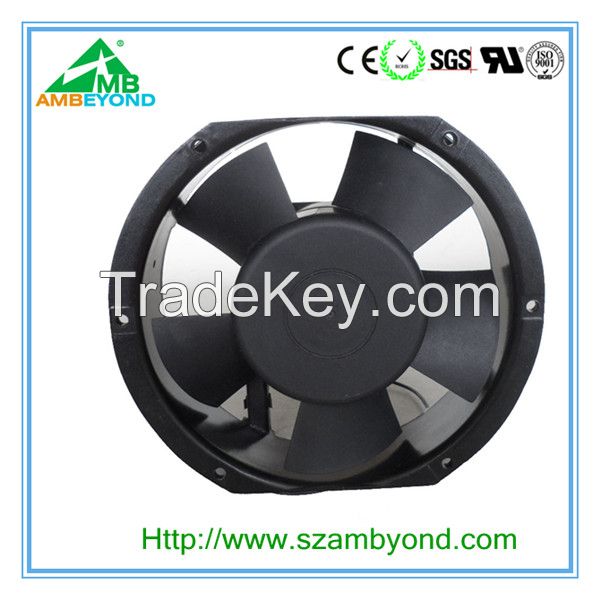 2014 hot sale 110v 220v 380v ac fan aluminum 170mm 17251 cooling fan for communication device