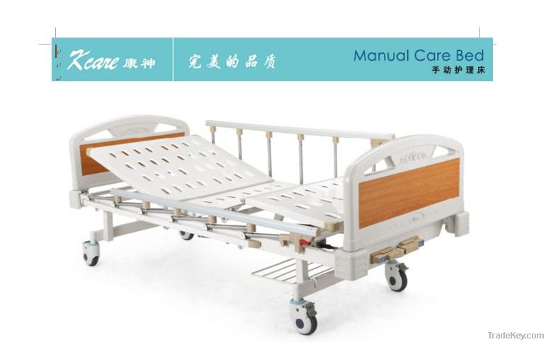 European design two-crank care bed(with deluxe caster))