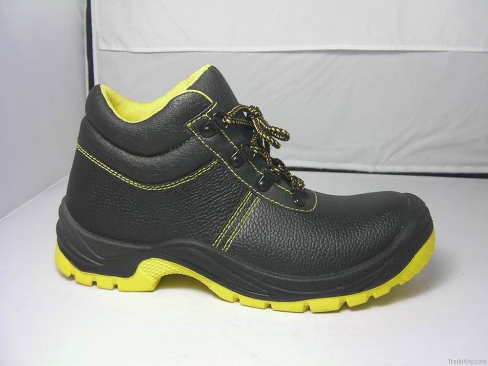 Working Safety Shoes Buffalo Leather Second Embossed PU