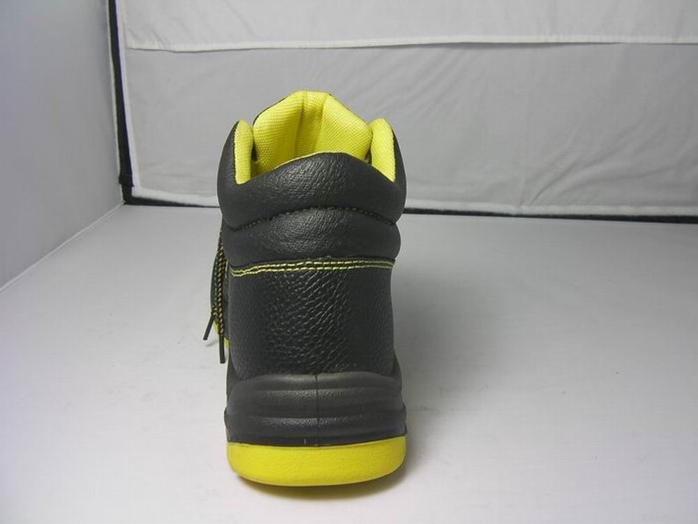 Working Safety Shoes Buffalo Leather Second Embossed PU