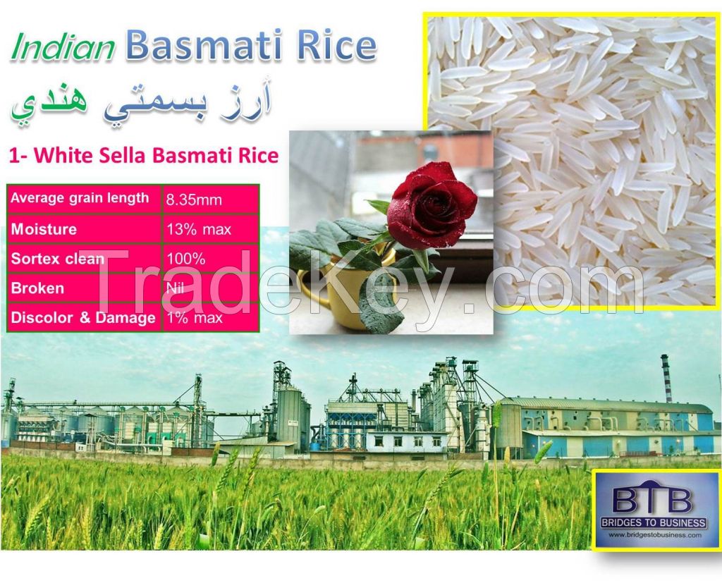 White Sella Basmati Rice