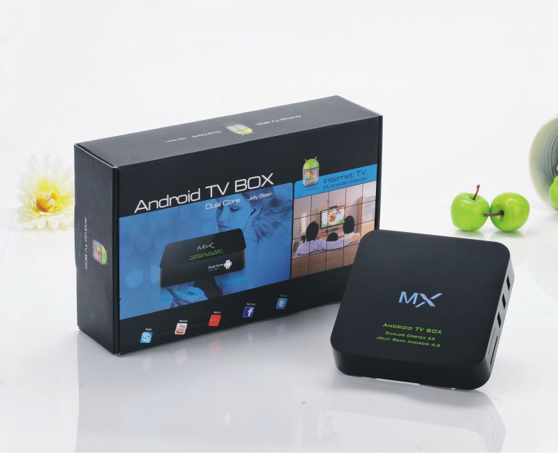 mx box android 4.2 amlogic mx a9 amlogic cortex a9 tv box android tv box 4.2 dual core tv smart android box