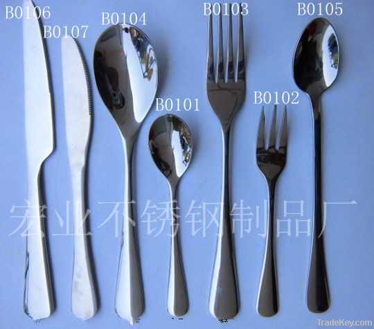 Stainless steel tableware B010 series, stainless steel tableware forks