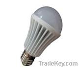 LED  Spherical lamp 5W AC100~120Vor 210~230V 50/60HZ  Aluminum and P