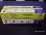 Wax Paper In Color Box