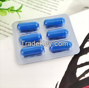 Private label single blister single capsle in hang tag capsule in color card herbal formula for man health