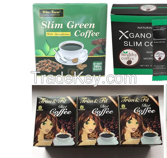 Private label coffee sachet herbal formula for women slimming weight loss