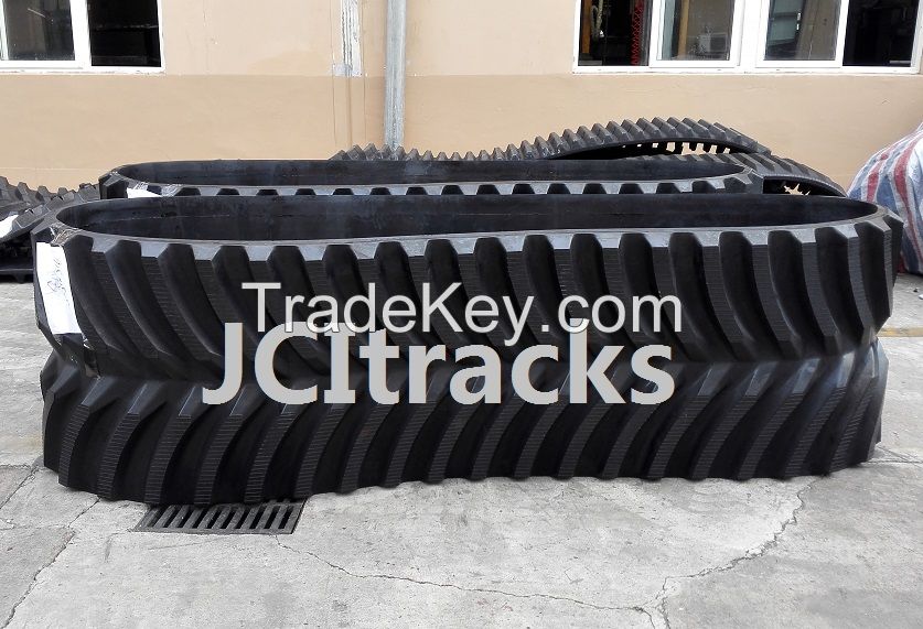 36inch915mm wide rubber belt tracks caterpillar for large agri machine