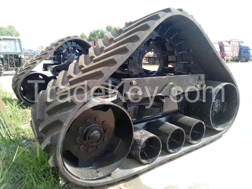 Large Rubber Track Belt assebley Systems for Harvester and Tractor