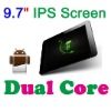 9.7inch IPC screen Cortex A9 dual core tablet pc