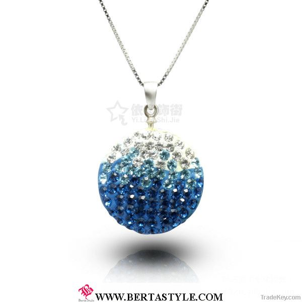 shamballa style pendant