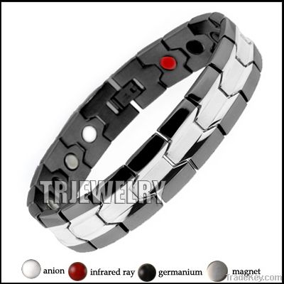 stainless steel bio germanium  magnet  bracelet