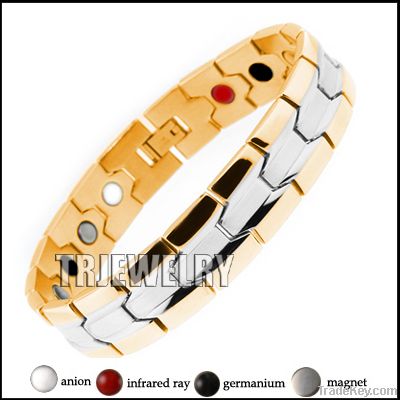 stainless steel bio germanium  magnet  bracelet