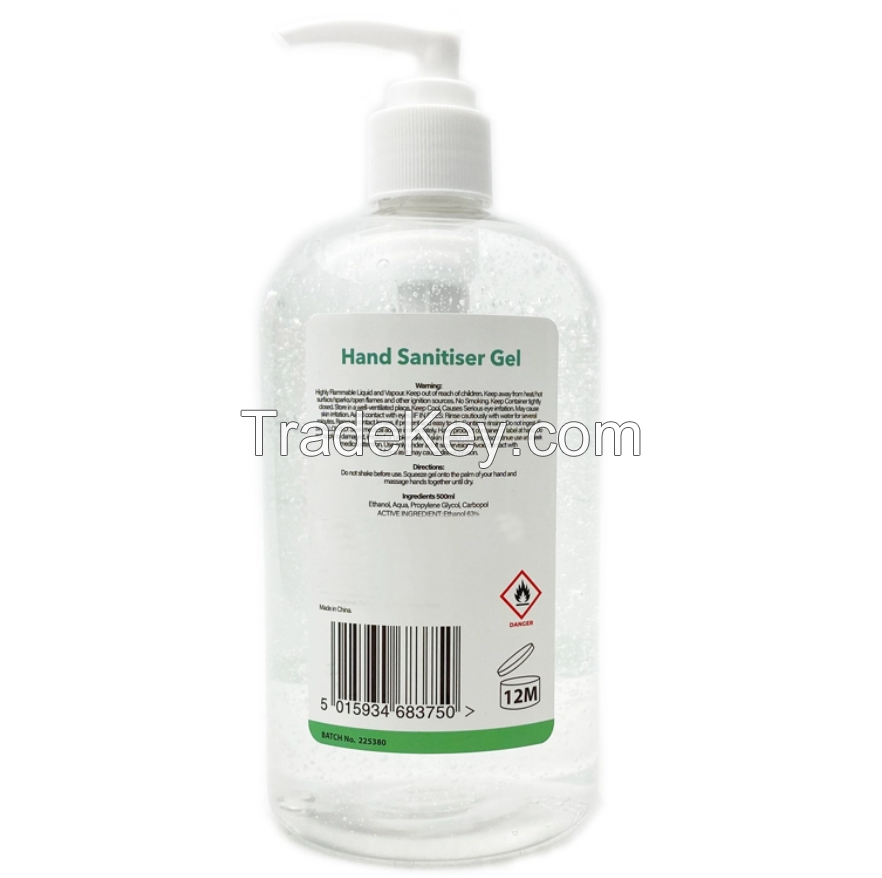 Wholesale Antibacterial Water less Antiseptic Liquid Hand Sanitizer Gel Wash - 75% Alcohol