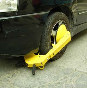 wheel clamp