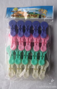 20p Plastic Clothes Clips