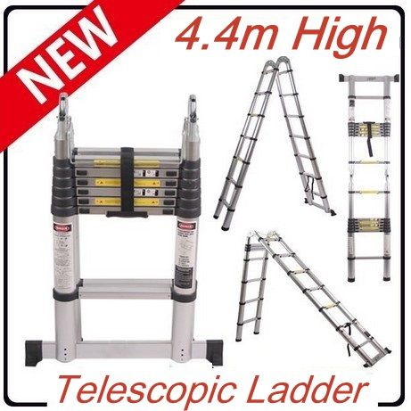 4.4m 3 position telescopic ladder