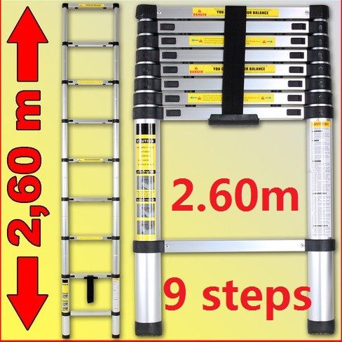 telescopic ladder 2.6m