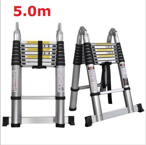 5.0m 3 position telescopic ladder