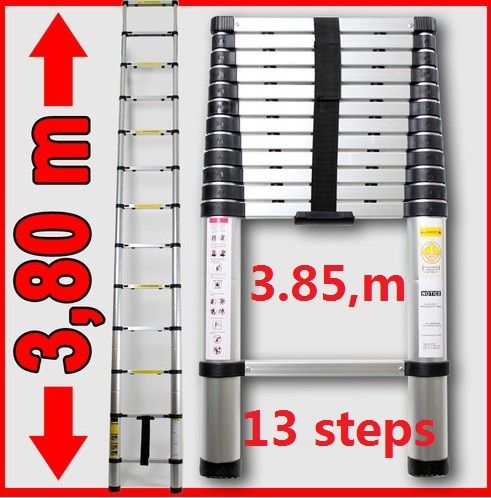 telescopic ladder 3.8m