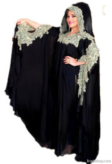 new fashion style black abaya