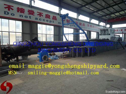 8 inch pump sand dredge vessel with output 900m3/h