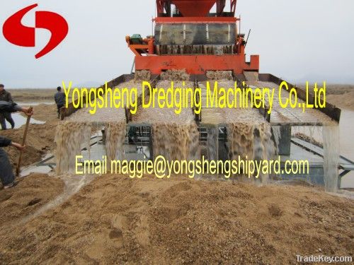 gold pinning dredger