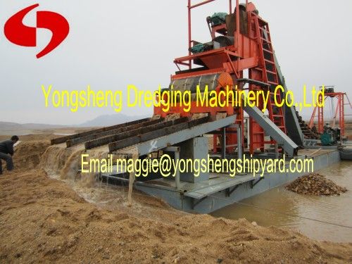 gold pinning dredger