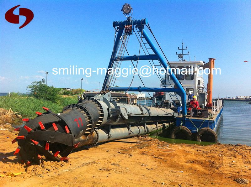 low price sand dredger with dredge depth 10m