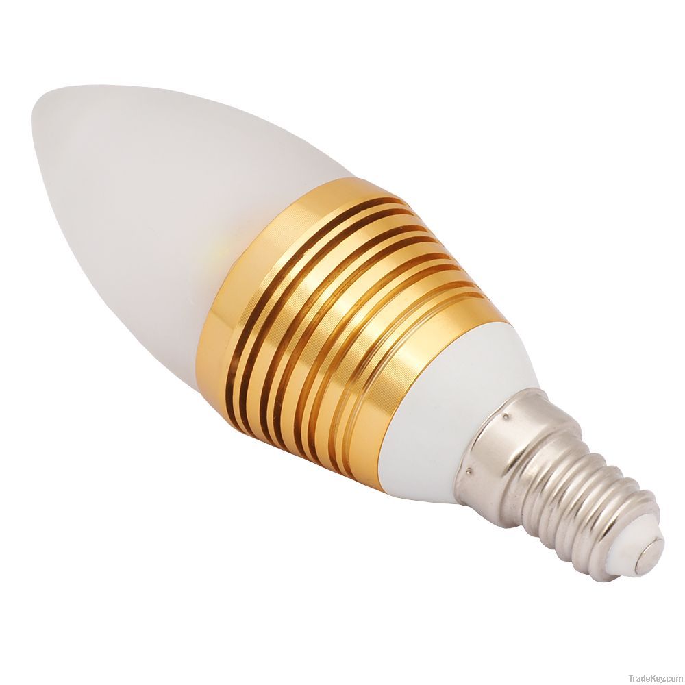 Golden Led candle power lights