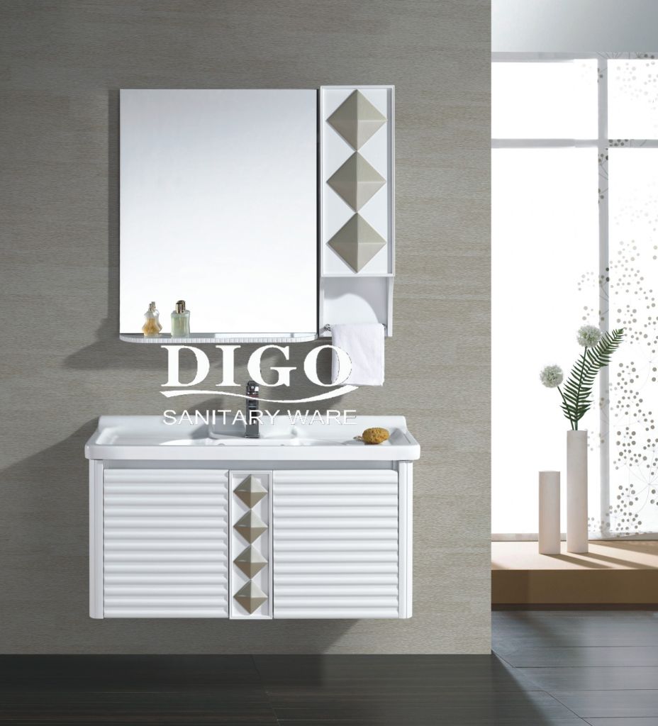 DG-1102 PVC/SOLID WOOD/STEEL/ BATHROOM CABINET VANITY