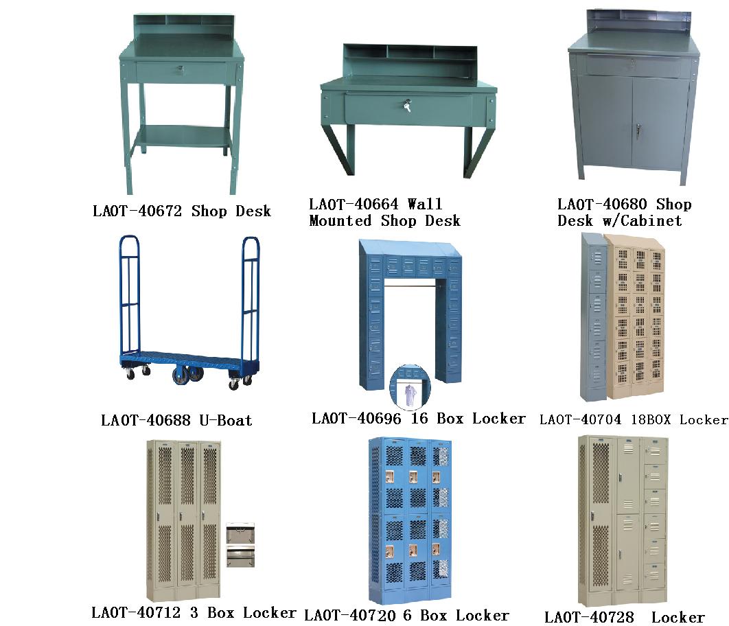 Shop desk, U-Boat, Lockers