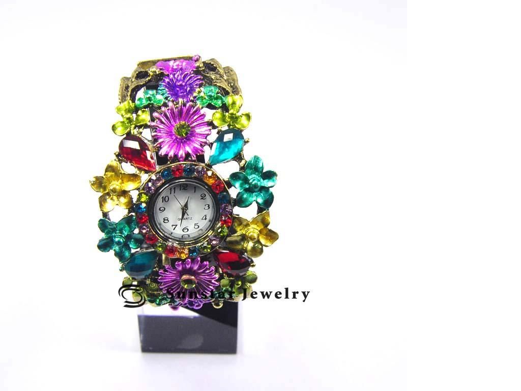 fashion cooper watch with 10-40mm multi shapes crystal making